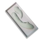 Вібратор зі знімним вакуумним стимулятором BeYourLover Fatima з підігрівом, м'ятний вид 12