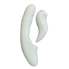 Вібратор зі знімним вакуумним стимулятором BeYourLover Fatima з підігрівом, м'ятний вид 3