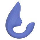 Вібратор-стимулятор подвійний Womanizer Blend Vibrant для точки G та клітора, блакитний вид 3