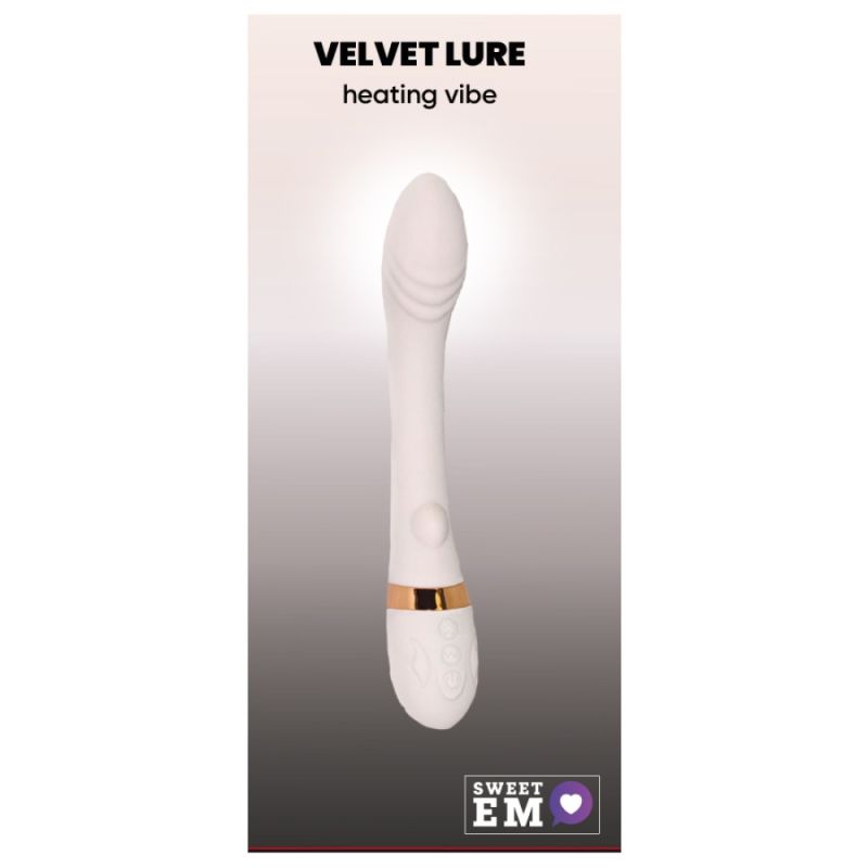 Вібратор Sweet Em 0046F для точки G з підігрівом, молочний вид 2