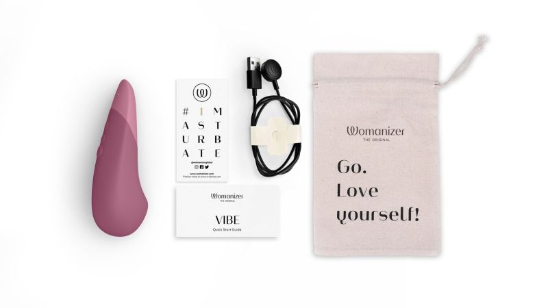 Вібратор універсальний безшумний Womanizer Vibe Dusky, рожевий вид 6