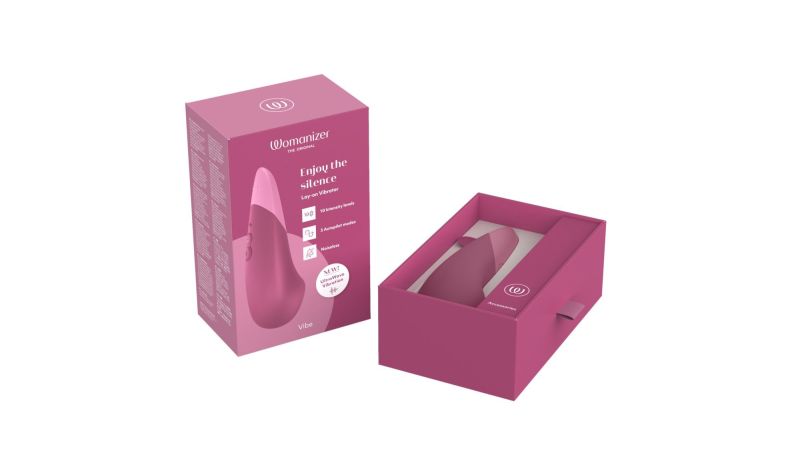 Вібратор універсальний безшумний Womanizer Vibe Dusky, рожевий вид 15