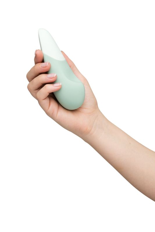 Вібратор універсальний безшумний Womanizer Vibe Sage, м'ятний вид 4