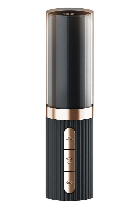 Вібратор у формі помади Satisfyer Pro 2 Kiss з вакуумною стимуляцією, червоний вид 6