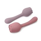 Вибратор в форме тюльпана с вакуумной стимуляцией Sweet Em Velvet Lure Розовый вид 9