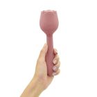 Вибратор в форме тюльпана с вакуумной стимуляцией Sweet Em Velvet Lure Розовый вид 6