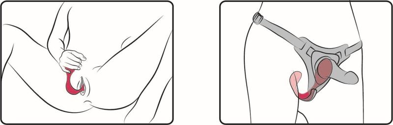 Вібратор в трусики Adrien Lastic Mr.Hook фіолетовий вид 6