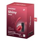 Вібратор в трусики Satisfyer Shiny Petal з додатком та пультом, червоний вид 6
