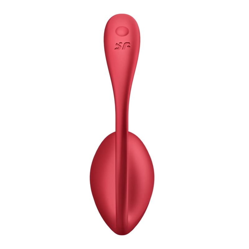 Вібратор в трусики Satisfyer Shiny Petal з додатком та пультом, червоний вид 5