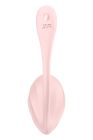Вібратор в трусики Satisfyer Ribbed Petal з додатком та пультом, рожевий вид 6
