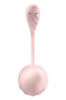 Вібратор в трусики Satisfyer Ribbed Petal з додатком та пультом, рожевий вид 5