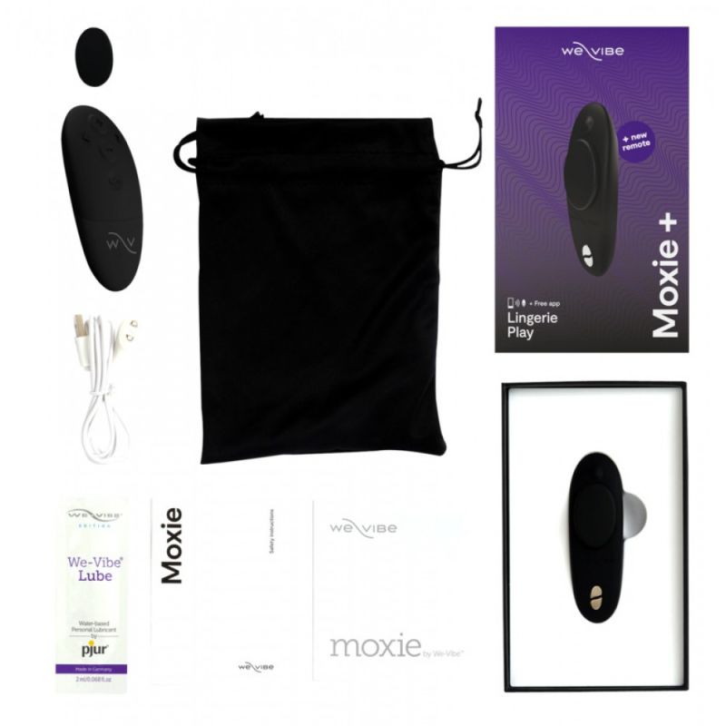 Вібратор у трусики WE-VIBE Black Moxie + вид 12