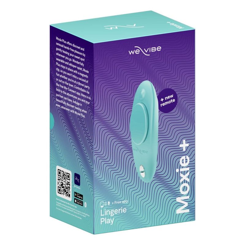 Вібратор в трусики WE-VIBE Moxie+ Aqua вид 10