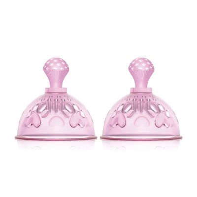 Вибратор в виде чаш для сосков BeYourLover с ротацией, розовый