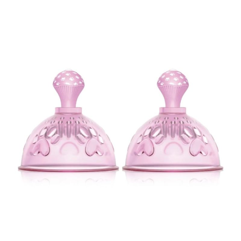 Вібратор у вигляді чаш для сосків BeYourLover з ротацією, рожевий вид 2