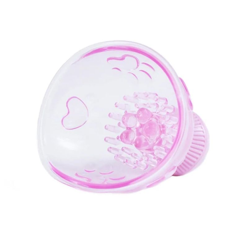 Вібратор у вигляді чаш для сосків BeYourLover з ротацією, рожевий вид 6