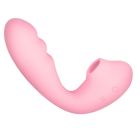 Вібратор вакуумний з подвійною стимуляцією BeYourLover Tara X на пульті керування, рожевий вид 2