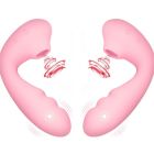 Вибратор вакуумный с двойной стимуляцией BeYourLover Tara X на пульте управления, розовый вид 4