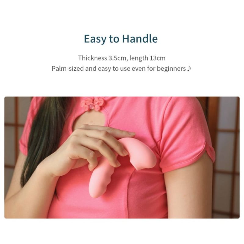 Вибратор вакуумный с двойной стимуляцией BeYourLover Tara X на пульте управления, розовый вид 12