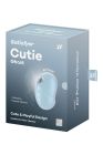 Вібратор вакуумний стимулятор Satisfyer Cutie Ghost блакитний, 9.1 см вид 7