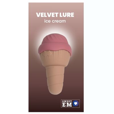 Вибратор и вакуумный стимулятор с язычком Sweet Em 0067F в форме мороженого