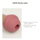 Вібратор та вакуумний стимулятор з язичком Sweet Em 0067F у формі морозива вид 7