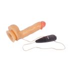 Вибратор реалистичный на присоске Chisa Real Touch S с пультом управления, бежевый вид 6