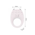 Вибрационное эрекционное кольцо Every Night Toys с подсветкой, белое вид 5