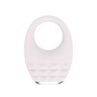 Вибрационное эрекционное кольцо Every Night Toys с подсветкой, белое вид 2