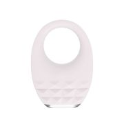 Вібраційне ерекційне кільце Every Night Toys з підсвічуванням, біле