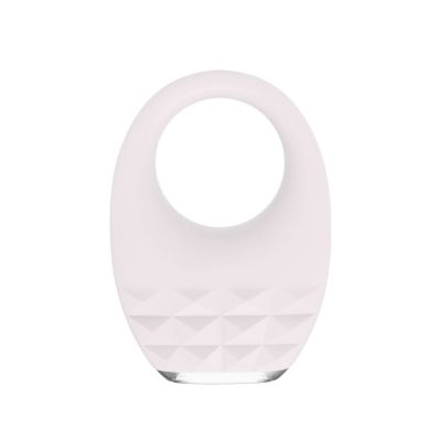 Вибрационное эрекционное кольцо Every Night Toys с подсветкой, белое