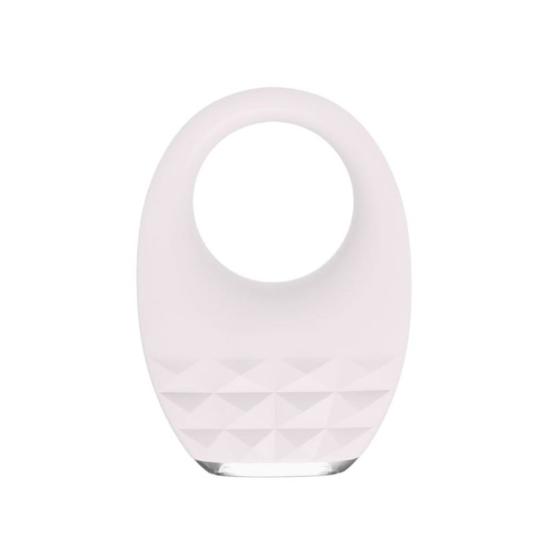 Вибрационное эрекционное кольцо Every Night Toys с подсветкой, белое вид 2