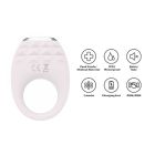 Вибрационное эрекционное кольцо Every Night Toys с подсветкой, белое вид 6