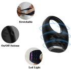 Вибрационное эрекционное кольцо Every Night Toys с подсветкой, белое вид 8