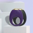 Вибрационное эрекционное кольцо Every Night Toys со светодиодом и 7 режимами вибрации, фиолетовый вид 5