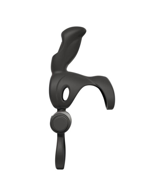 Вібро-насадка на пеніс та мошонку Adrien Lastic Spartacus R чорна вид 4