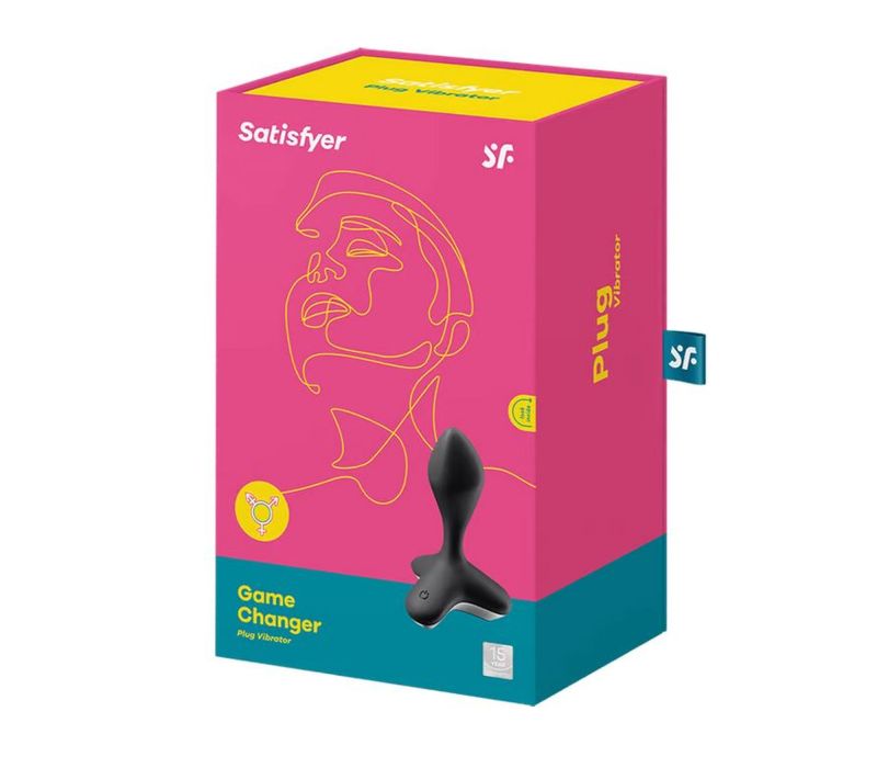Віброанальний плаг Satisfyer Game Changer чорний вид 10
