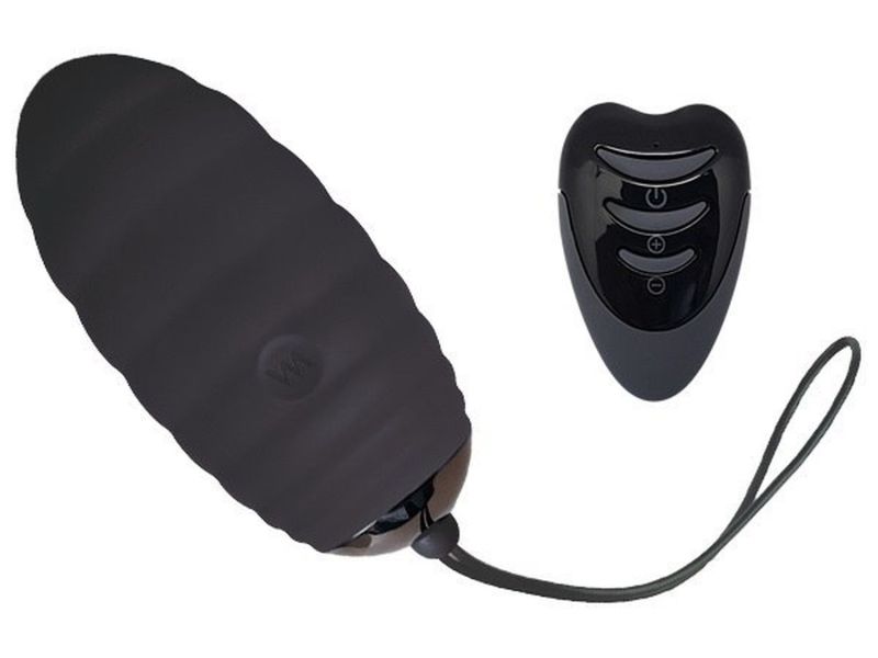 Віброяйце Adrien Lastic Ocean Breeze 2.0 з пультом управління, чорне вид 2