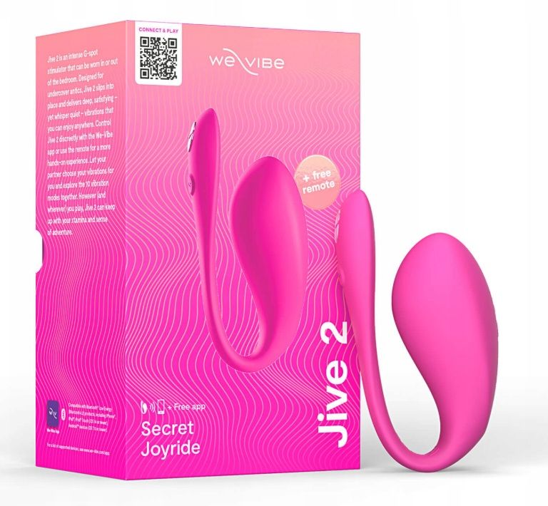 Віброяйце з функцією керування телефоном Jive 2 by We-Vibe Electric Pink вид 2