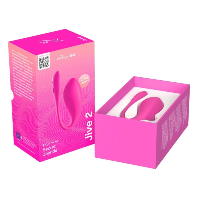 Віброяйце з функцією керування телефоном Jive 2 by We-Vibe Electric Pink вид 11