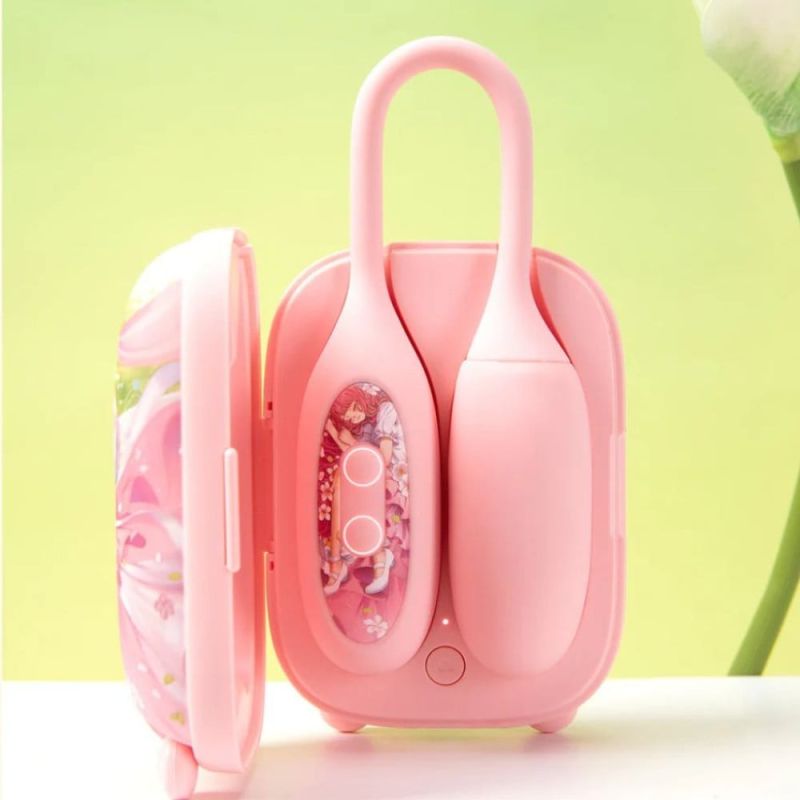 Виброяйцо и вакуумный стимулятор для клитора 2в1 BeYourLover Magic Suitcase в зарядном кейсе вид 6