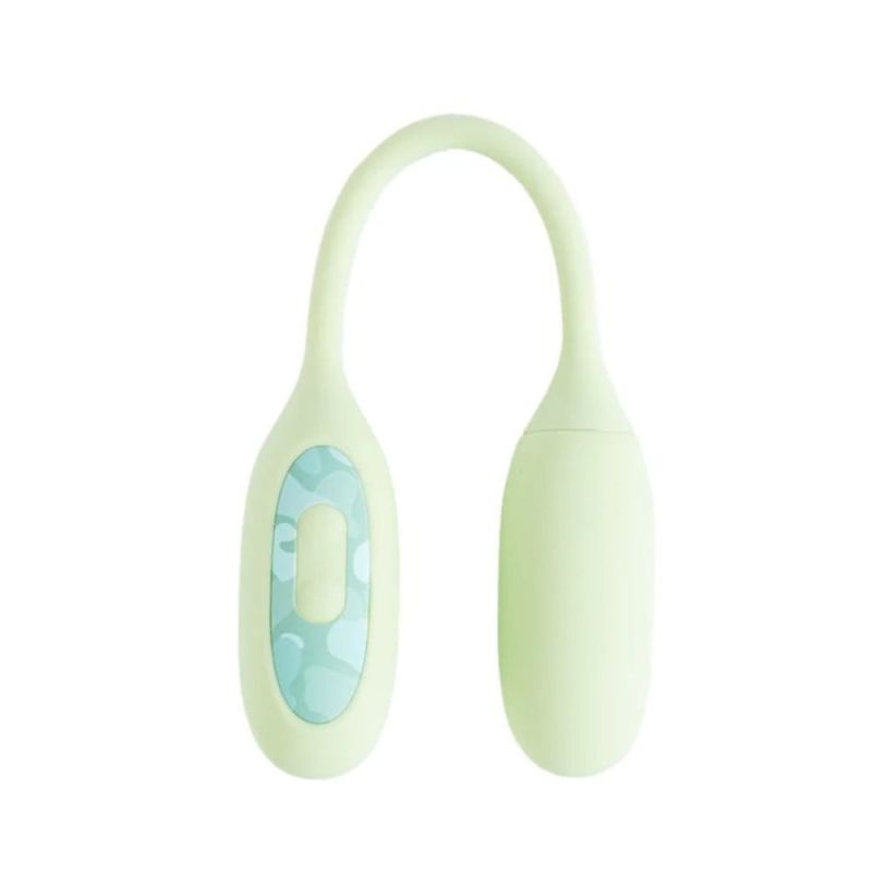 Виброяйцо и вакуумный стимулятор для клитора 2в1 BeYourLover Magic Suitcase в зарядном кейсе, зеленый вид 5