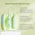 Віброяйце та вакуумний стимулятор для клітора 2в1 BeYourLover Magic Suitcase в зарядному кейсі, зелений вид 18