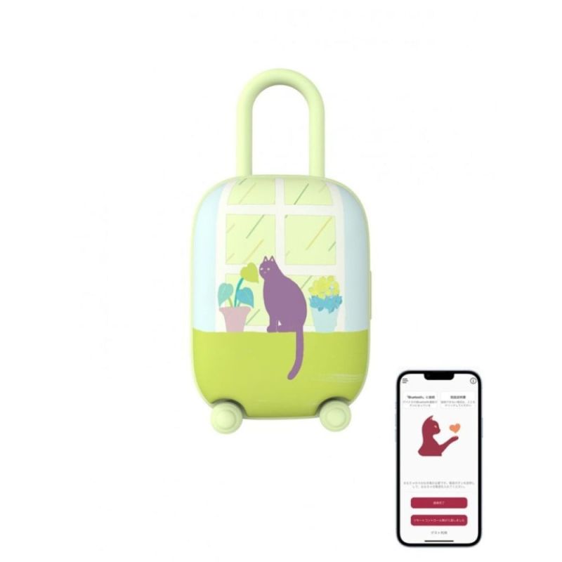 Віброяйце та вакуумний стимулятор для клітора 2в1 BeYourLover Magic Suitcase в зарядному кейсі, зелений вид 7