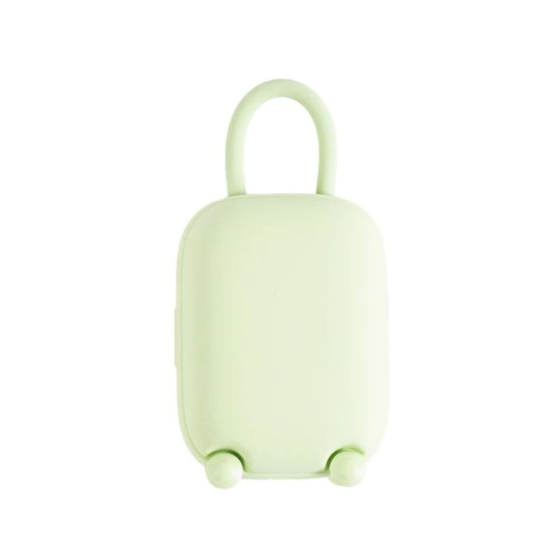Віброяйце та вакуумний стимулятор для клітора 2в1 BeYourLover Magic Suitcase в зарядному кейсі, зелений вид 9