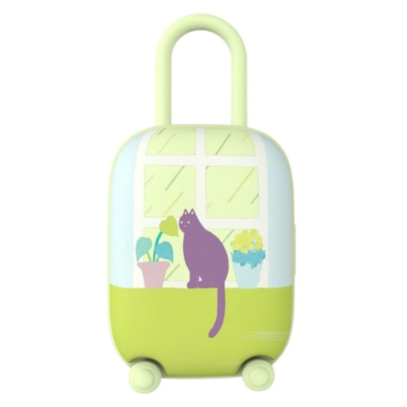 Виброяйцо и вакуумный стимулятор для клитора 2в1 BeYourLover Magic Suitcase в зарядном кейсе, зеленый вид 8