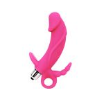 Вибромассажер для тройной стимуляции рельефный Chisa Sweet Breeze Triple Targets, розовый вид 3