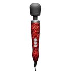 Вибромассажер Doxy Die Cast Rose Pattern, с розами, красный вид 2