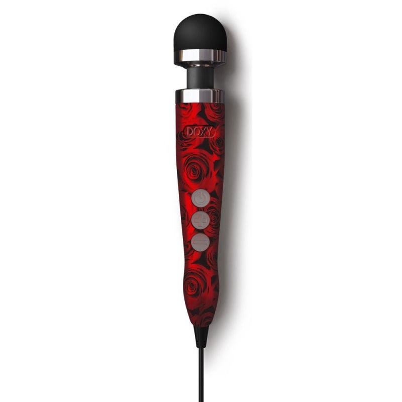 Вібромасажер-мікрофон DOXY Number 3 ROSE PATTERN вид 3