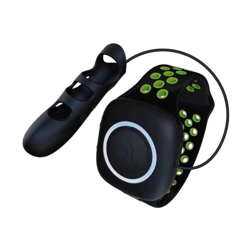 Вібронасадка на палець Adrien Lastic Touche Compact S з дротом, чорна вид 2